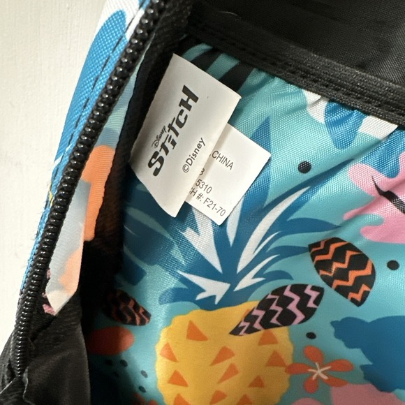 Lilo And Stitch‎ Pineapple Large Backpack Laptop Water Bottle Pockets - Picture 6 of 7